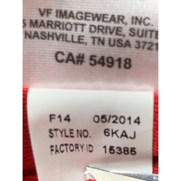 Kaepernick San Francisco 49ers NFL Team Apparel Red Jersey XL RT10285 GUC - Picture 5 of 9